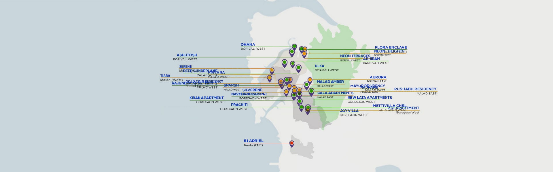 PCPL Projects Map